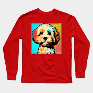 Cavapoo Pop Art Long Sleeve T-Shirt